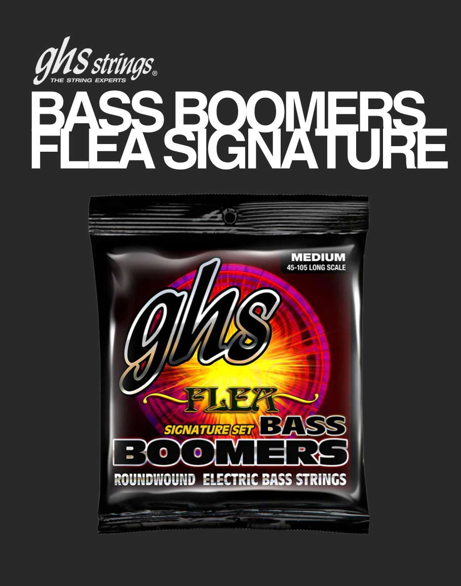 GHS 4-Strings Bass Boomers FLEA Signature Set