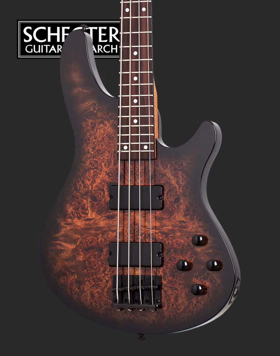 Schecter C-4 Standard Tobacco Burl