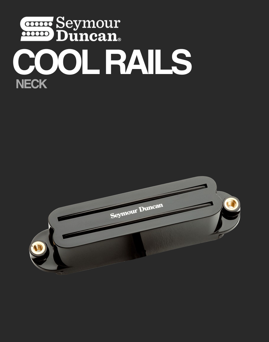 Cool Rails Strat Neck - Black