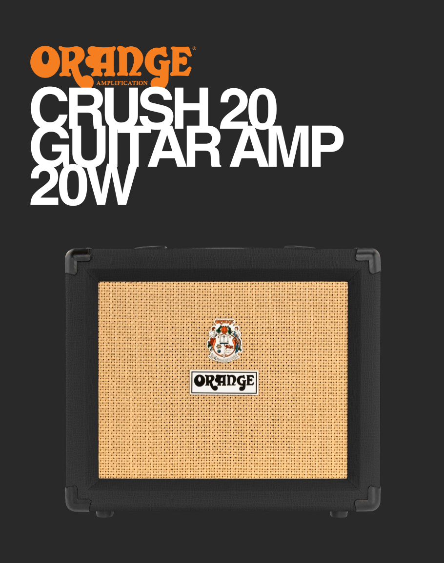 Orange Crush 20 20-watt Combo - Black