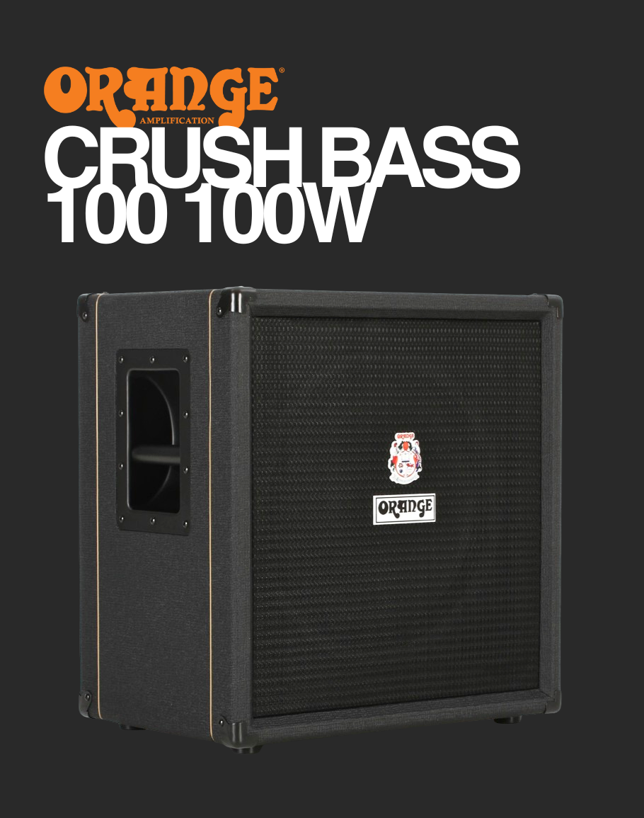 Orange Crush Bass 100 Combo - Black
