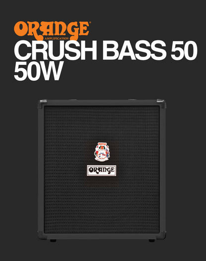 Orange Crush Bass 50 50-watt Combo - Black