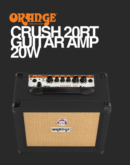 Orange Crush 20RT 20-watt Combo - Black