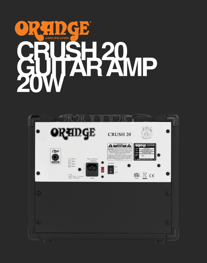 Orange Crush 20 20-watt Combo - Black