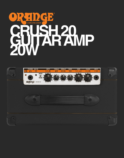 Orange Crush 20 20-watt Combo - Black