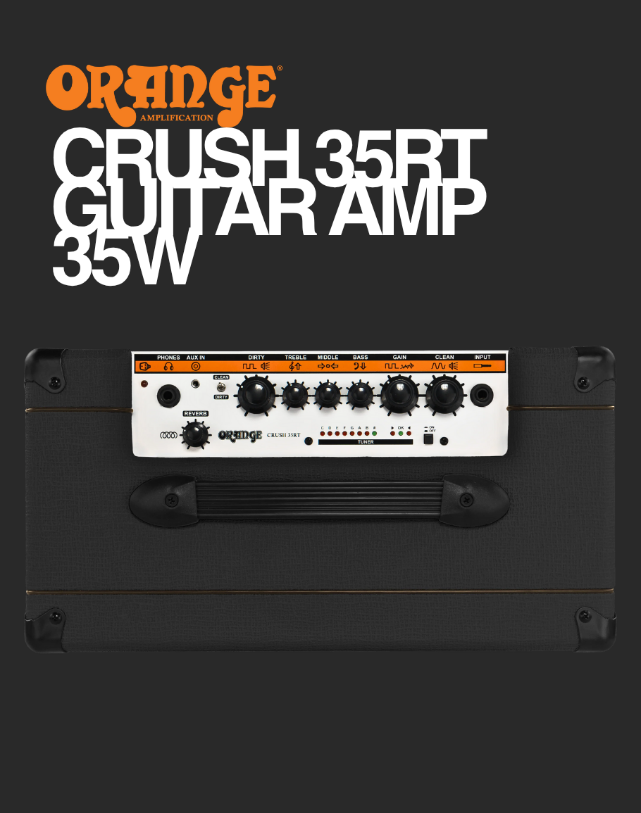 Orange Crush 35RT 35-watt Combo - Black