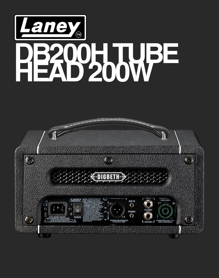 Laney Digbeth Tube Head 200W - DB200H