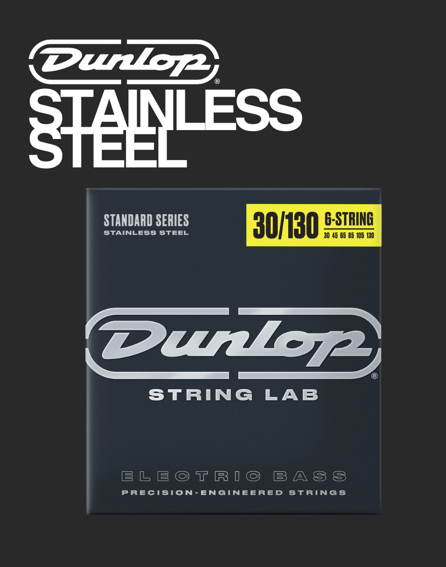 Dunlop 6-Strings Stainless Steel - 30-130