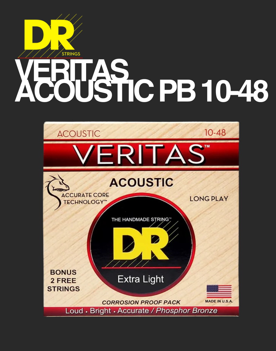 DR Acoustic Veritas Phosphor Bronze - 10-48