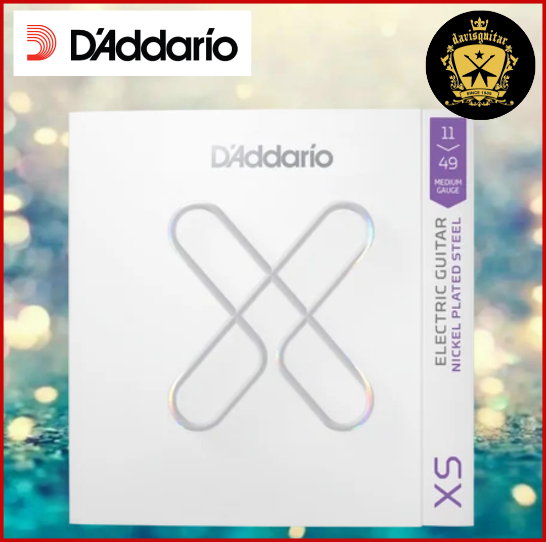 D'Addario XS 11-49 Coated Electric Guitar Strings Medium/Heavy