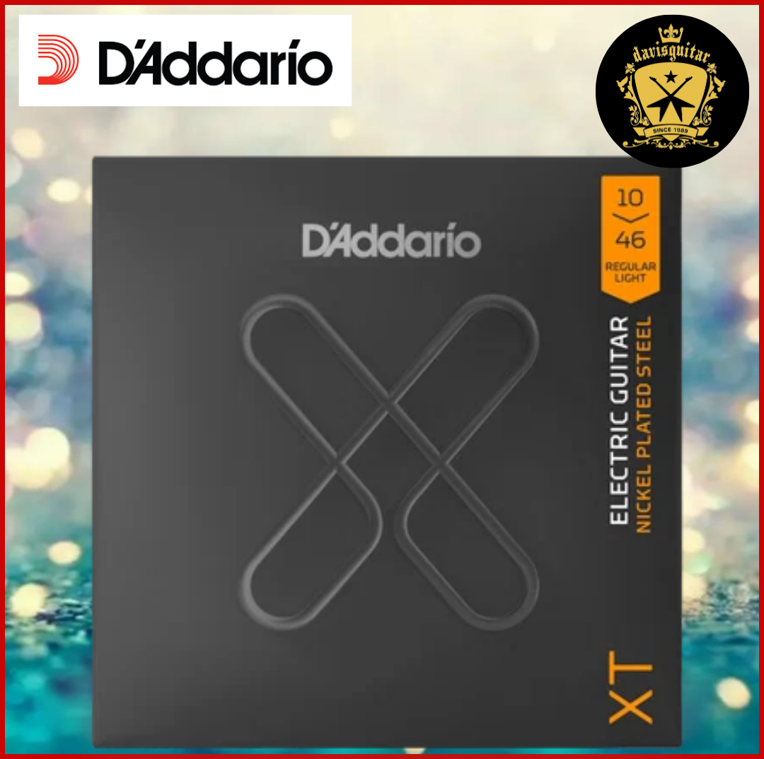 D'Addario XT 10-46 Coated Electric Guitar Strings Regular Light