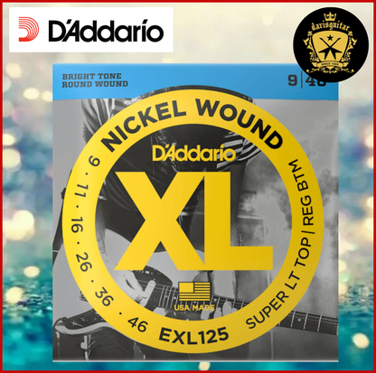 DAddario EXL125 Electric Guitar String 9-46 Nickel Wound