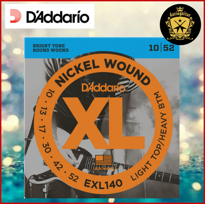 DAddario EXL140 Electric Guitar String 10-52 Nickel Wound