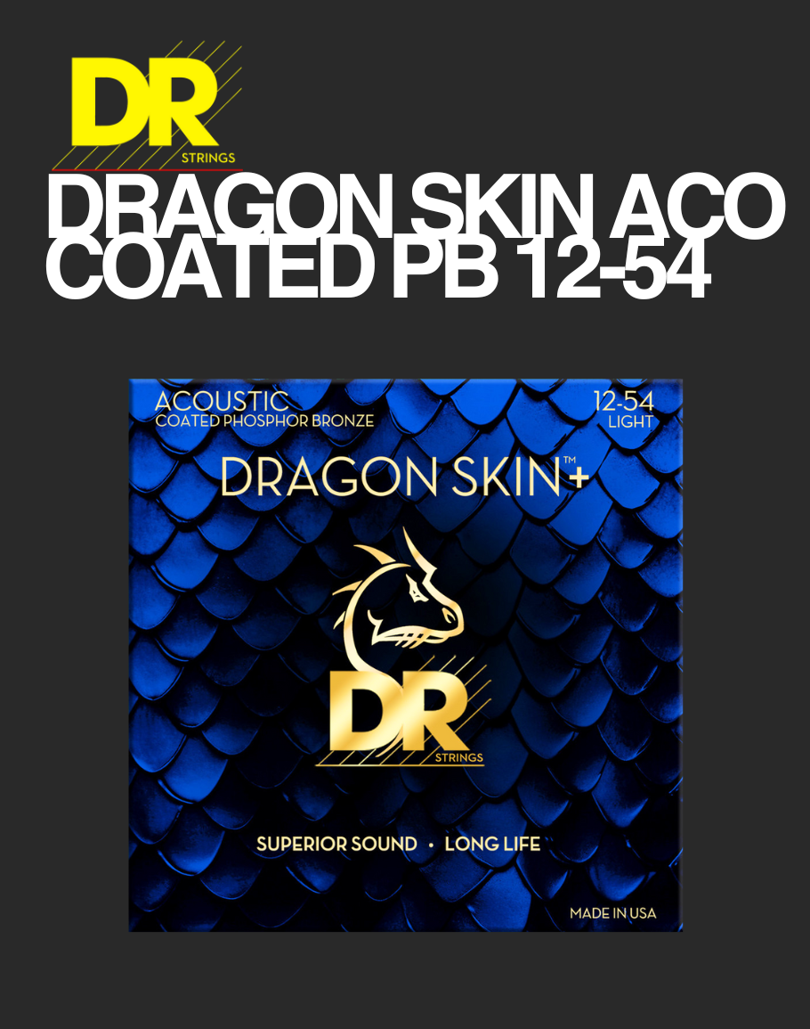 DR Acoustic Dragon Skin Coated Phosphor Bronze - 12-54