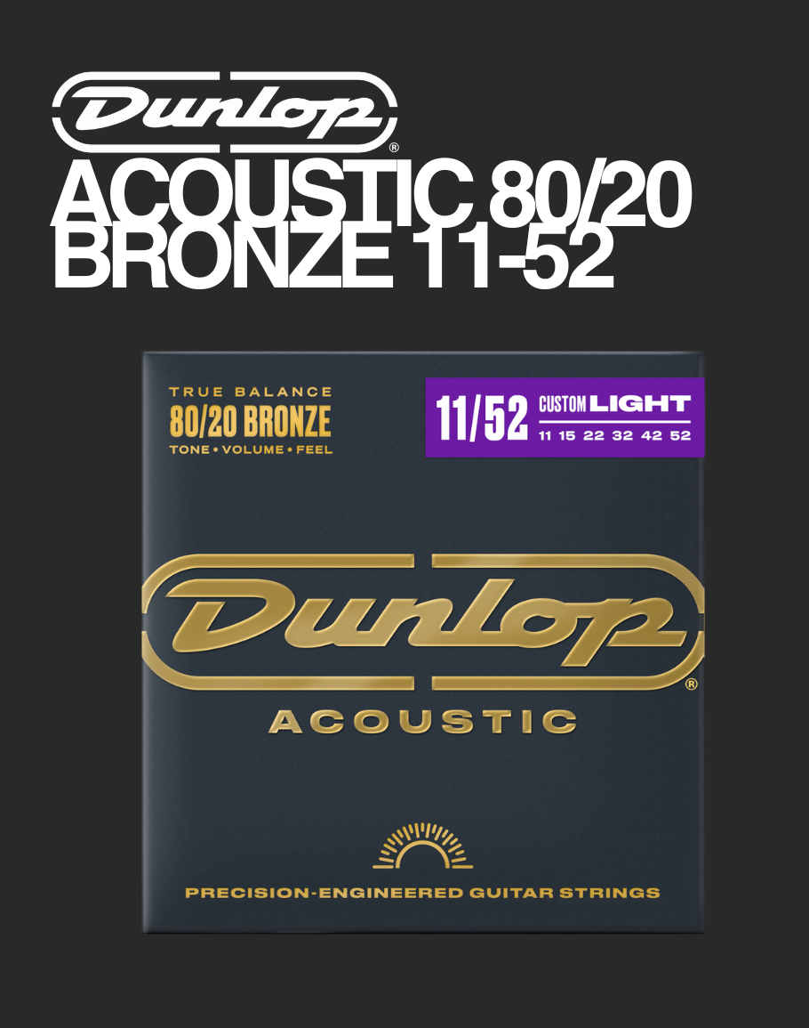 Dunlop Acoustic 80/20 Bronze - 11-52