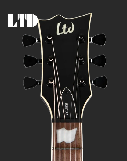 LTD EC-256QM - See Thru Black Cherry Sunburst