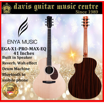 Enya EGA-X1 Pro EQ Electric Acoustic Guitar 41 Inches Cutaway Built In Speaker