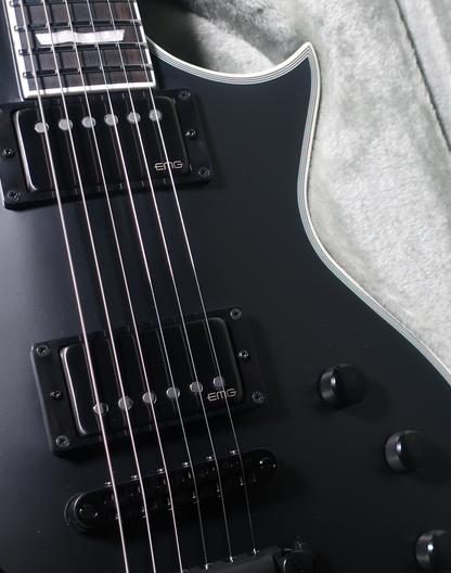 PRE-ORDER ESP E-II Eclipse EMG - Black Satin