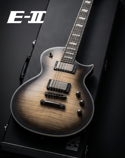 ESP E-II Eclipse FM FT EMG – Black Natural Burst – Davis Guitar