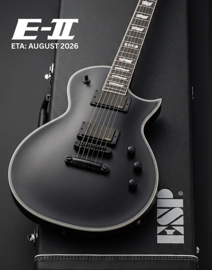 PRE-ORDER ESP E-II Eclipse EMG - Black Satin