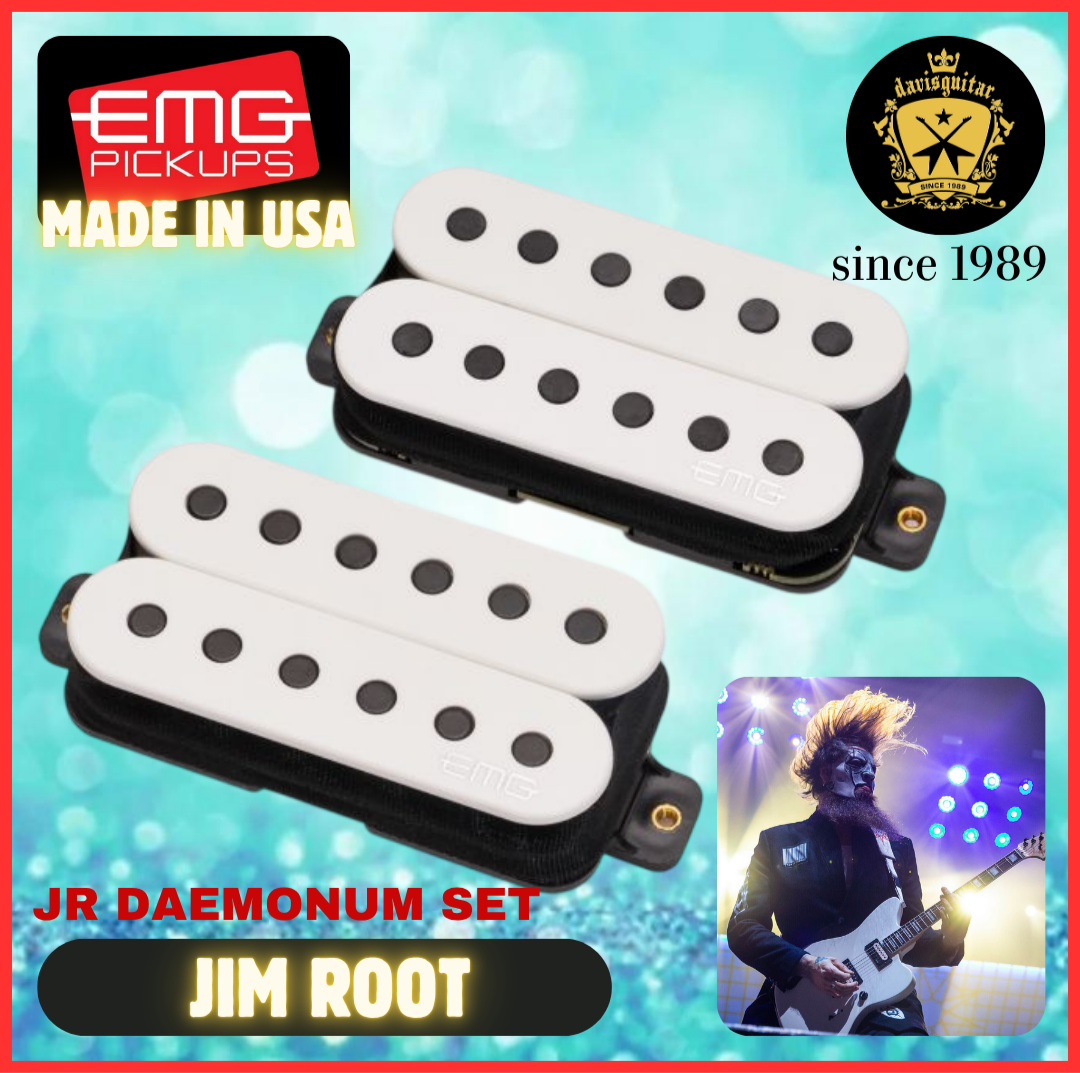 EMG Jim Root set Daemonum Electric Guitar Pickup White