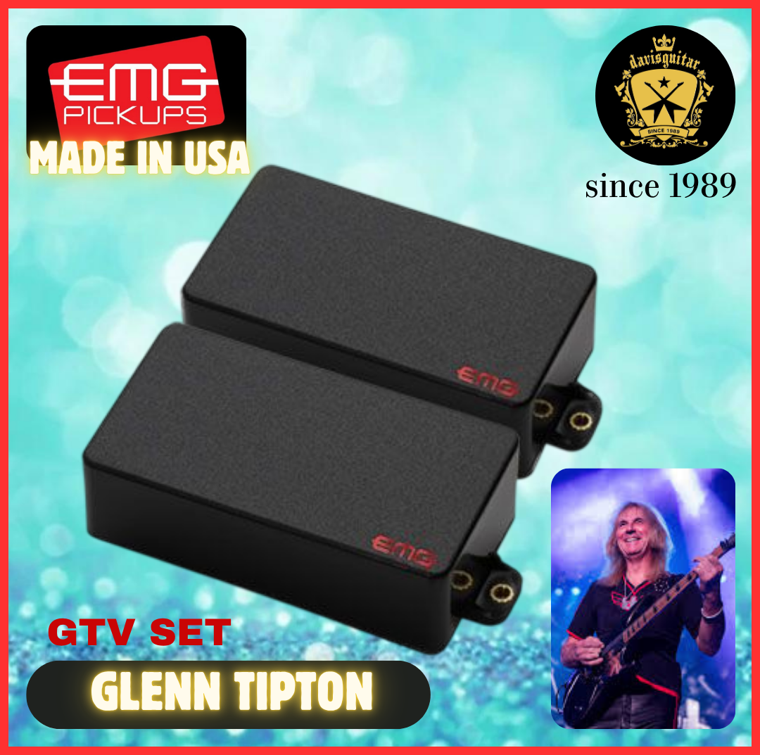 EMG GTV Glenn Tipton set Electric Guitar Pickup Black