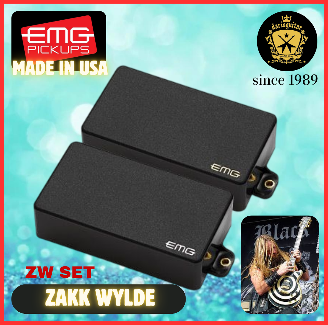 EMG Zakk Wylde ZW Set Electric Guitar Pickup Black
