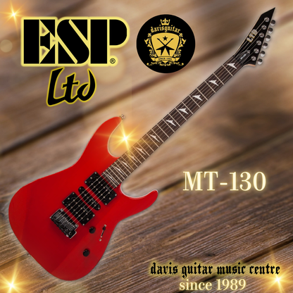 ESP LTD MT-130 Red Electric Guitar with Laney Amp, Cable, Strap, Tuner, Capo, Pick Package