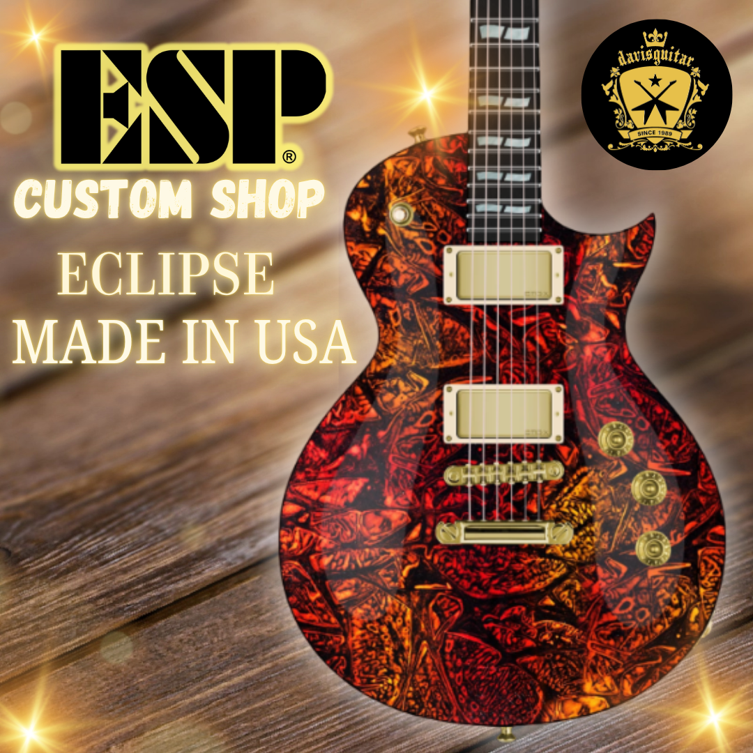 ESP USA Custom Shop Eclipse Seymour Duncan Hell Fire Electric Guitar with Hardcase - Preorder