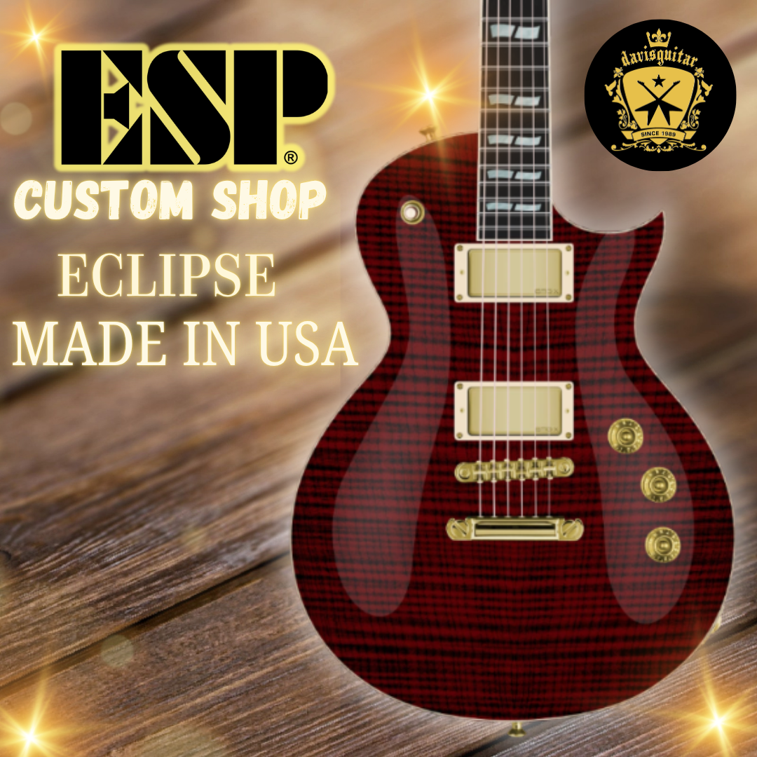 ESP USA Custom Shop Eclipse Seymour Duncan See Thru Black Cherry Electric Guitar with Hardcase - Preorder