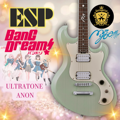 ESP BanG Dream! Ultratone Anon MyGO Electric guitar Surf Green with Gig bag