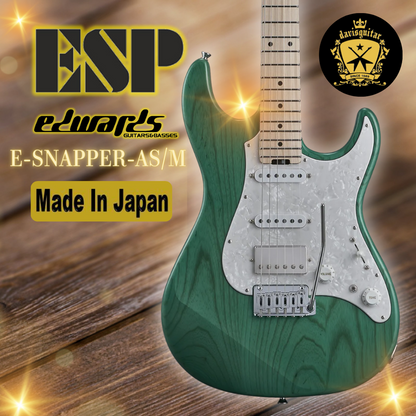 ESP Edwards E-SNAPPER-AS-M Turquoise Electric Guitar Made In Japan - Preorder