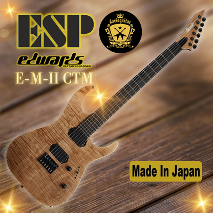 ESP Edwards E-M-II CTM – Natural Electric Guitar Made In Japan - Preorder
