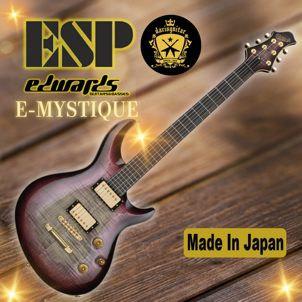 ESP Edwards E-Mystique See Thru Purple Sunburst Electric Guitar Made In Japan - Preorder