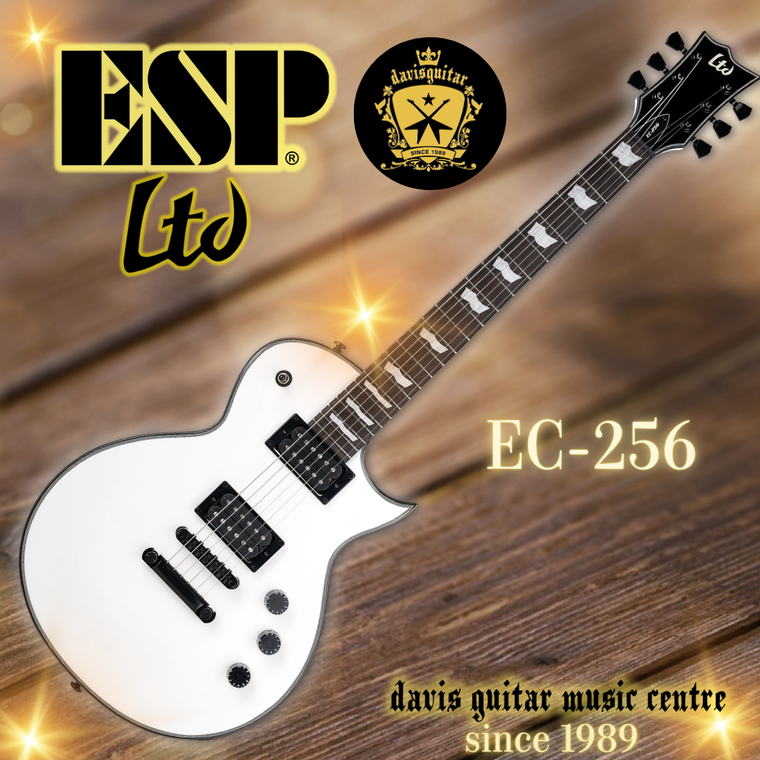 ESP LTD EC-256 Snow White Electric Guitar Eclipse Series Humbucker Split Coil Pickup TOM Tailpiece