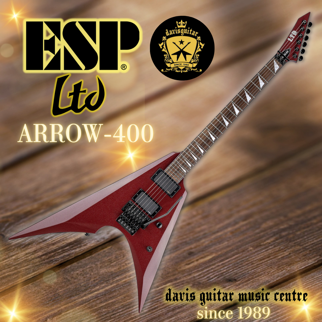 ESP LTD Arrow-400 Scarlet Metallic EMG Electric Guitar