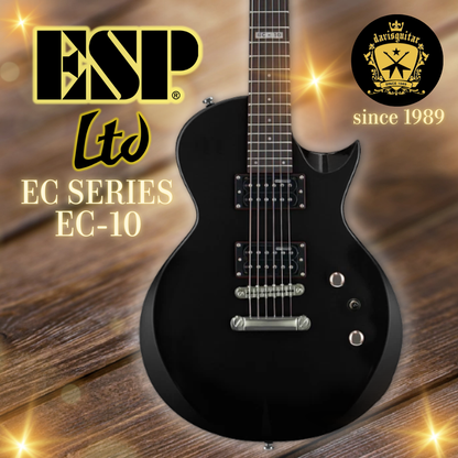 ESP LTD EC-10 Gloss Black Electric Guitar with gig bag
