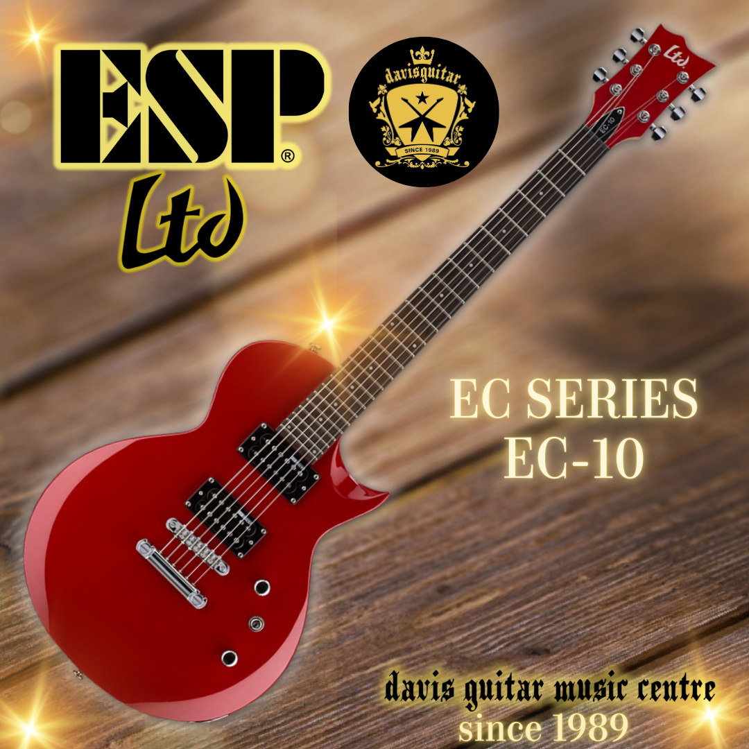 ESP LTD EC-10 Red Electric Guitar with gig bag
