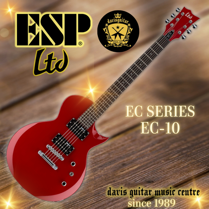 ESP LTD EC-10 Red Electric Guitar with gig bag