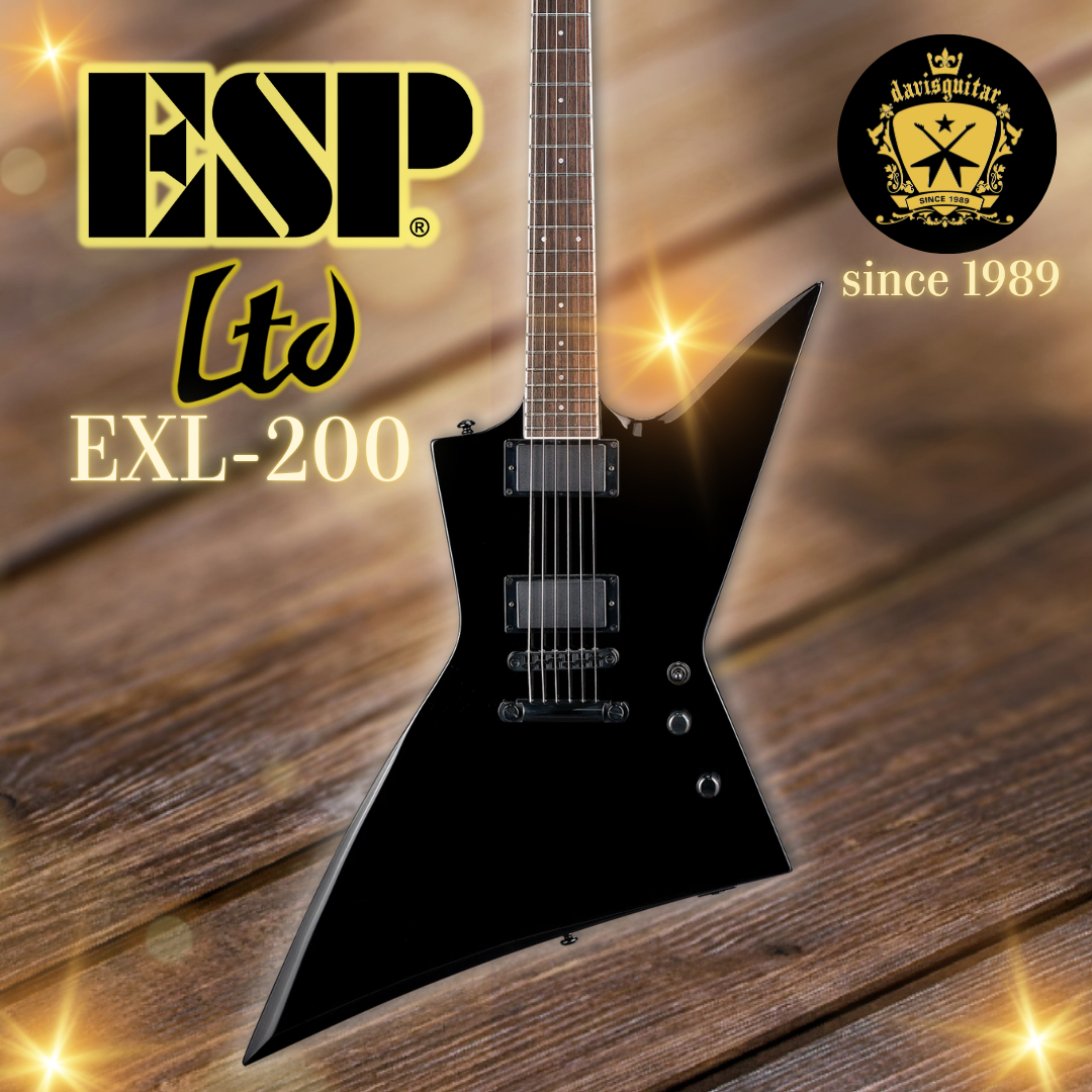 ESP LTD EXL-200 Gloss Black Electric Guitar
