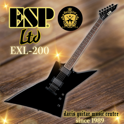 ESP LTD EXL-200 Gloss Black Electric Guitar