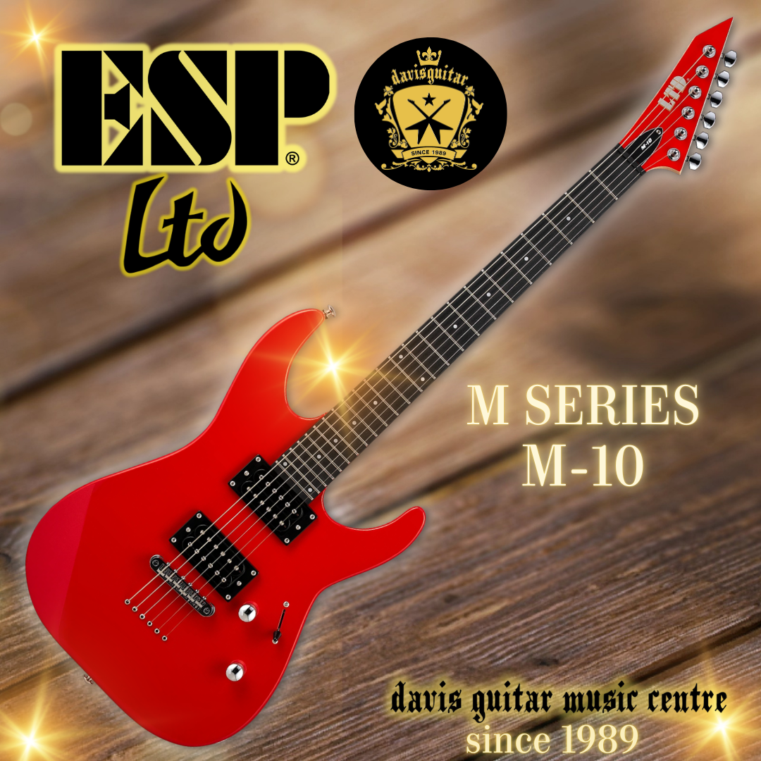 ESP LTD M-10 Red Electric Guitar with free gig bag