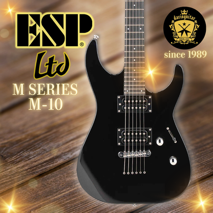 ESP LTD M-10 Satin Black Electric Guitar with gig bag