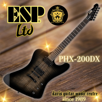ESP LTD PHOENIX-200DX Black Burst Electric Guitar – Davis Guitar ESP LTD PHOENIX-200DX Black Burst Electric Guitar – Davis Guitar