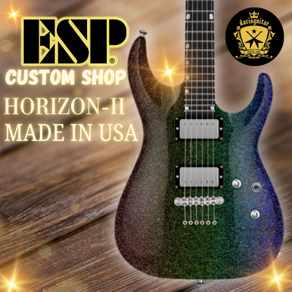 ESP USA Custom Shop Horizon-II EMG/ Seymour Duncan Black Halo Electric Guitar with Hardcase - Preorder