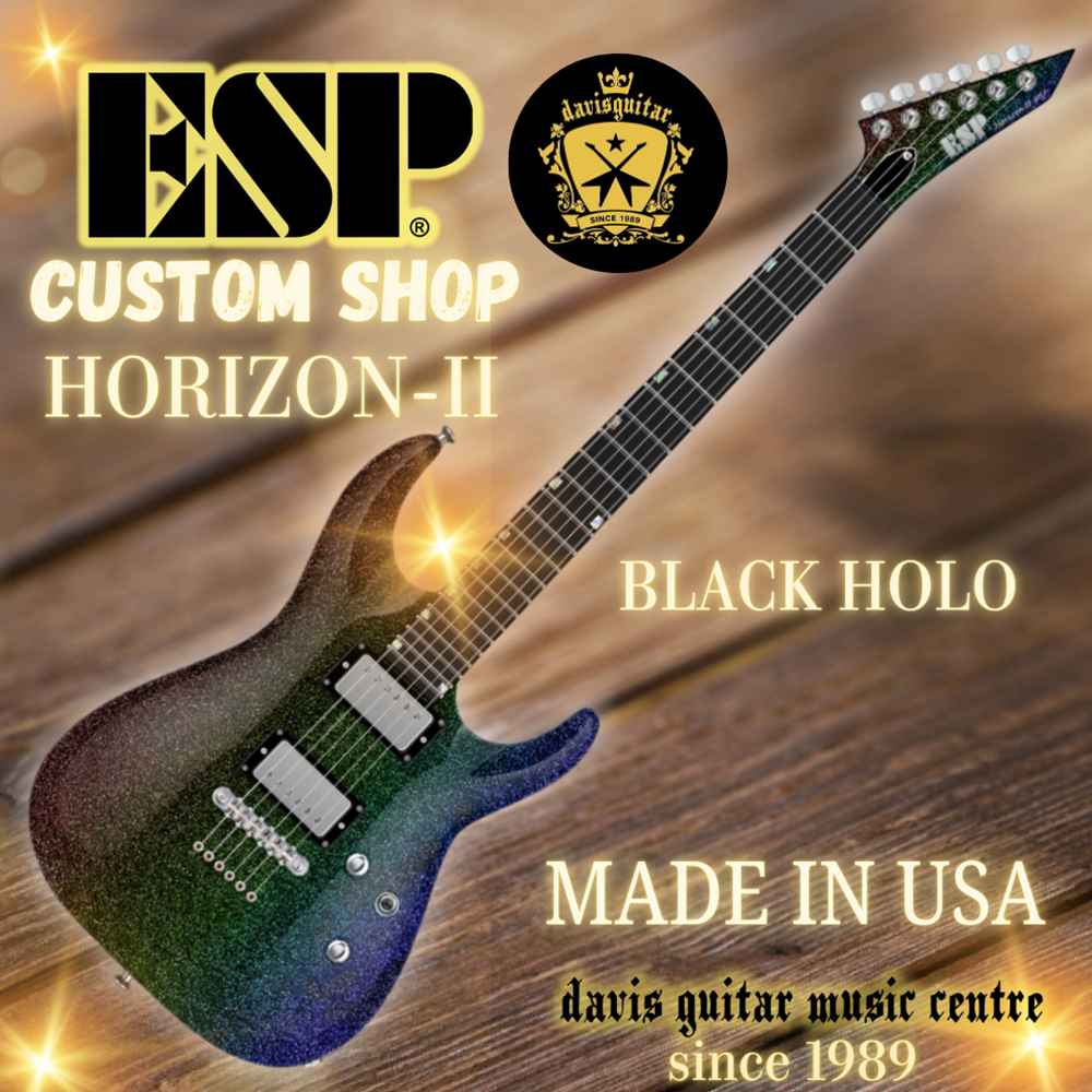 ESP USA Custom Shop Horizon-II EMG/ Seymour Duncan Black Halo Electric Guitar with Hardcase - Preorder
