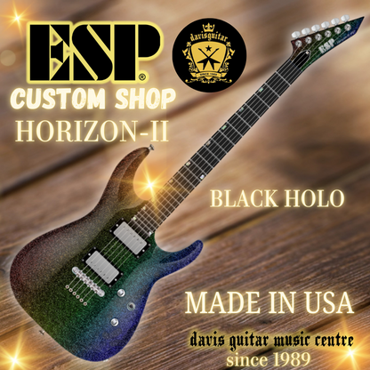 ESP USA Custom Shop Horizon-II EMG/ Seymour Duncan Black Halo Electric Guitar with Hardcase - Preorder