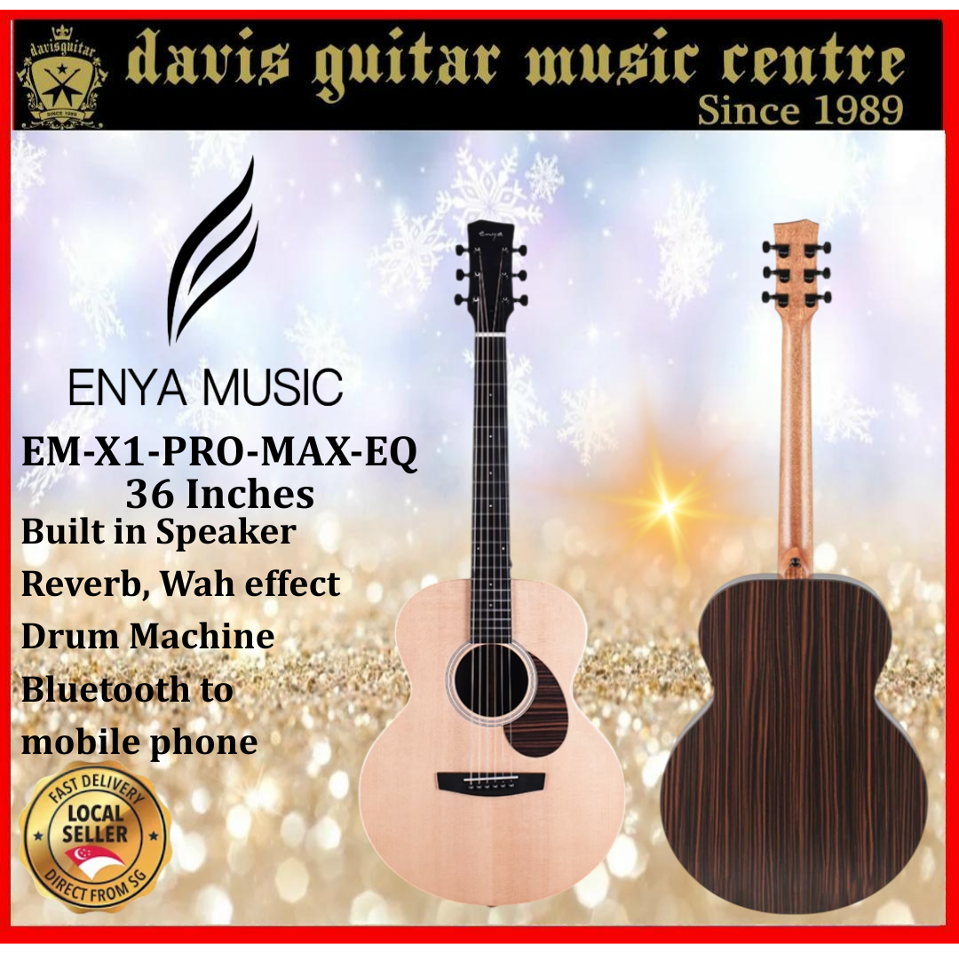 Enya EM-X1 Pro EQ Electric Acoustic Guitar 36 Inches Built In Speaker