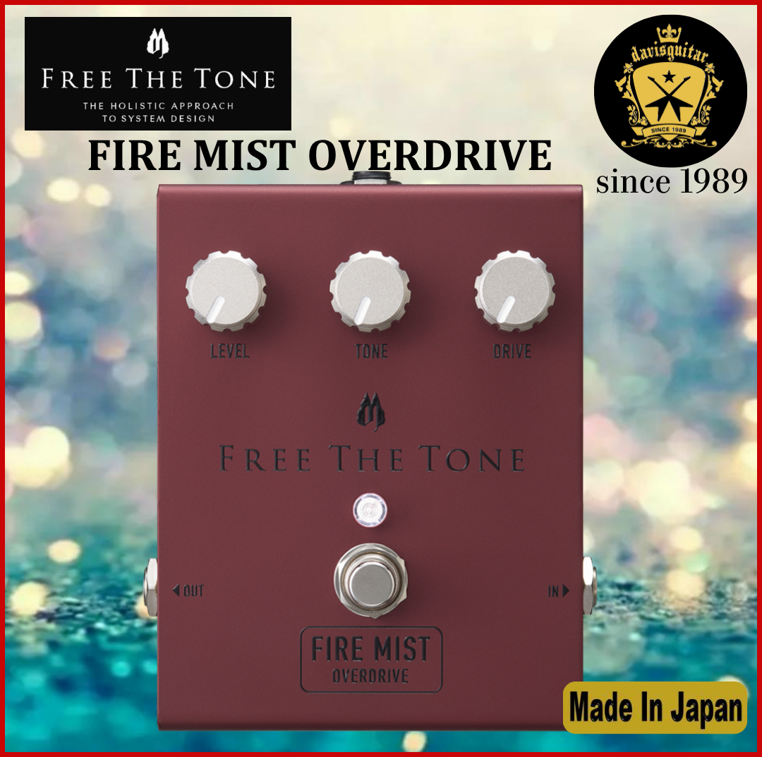 Free The Tone Fire Mist FM-1V Overdrive Pedal Guitar Effect