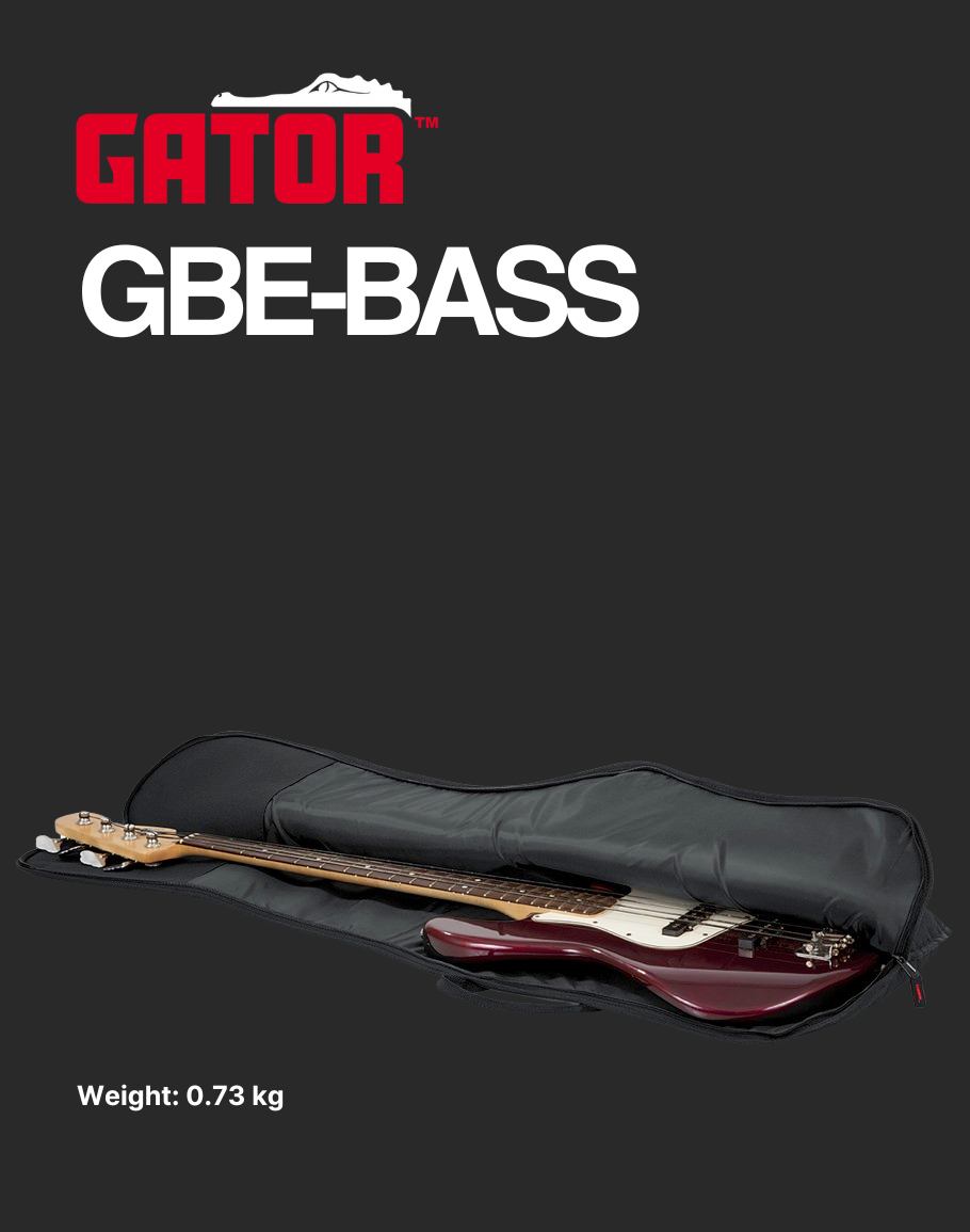 Gator Bass Gig Bag - GBE-Bass